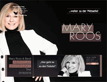 Tablet Screenshot of mary-roos.de